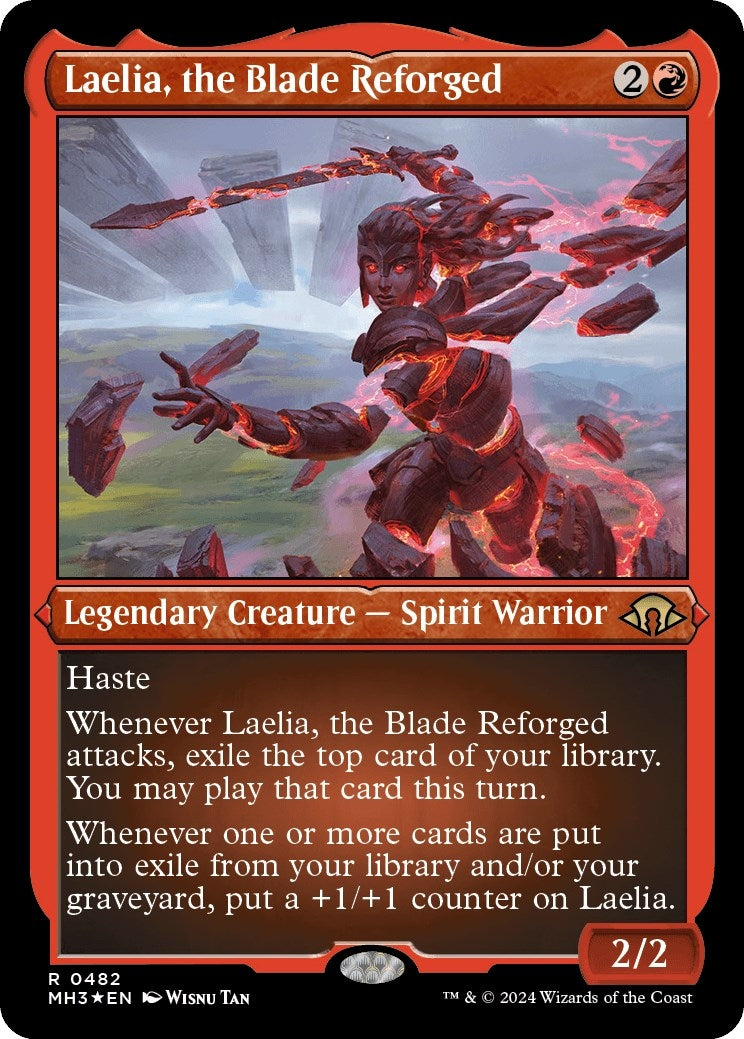 Laelia the Blade Reforged Foil Etched (482) [MH3]