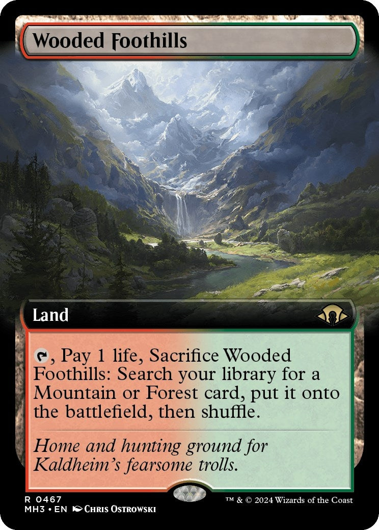 Wooded Foothills Extended Art (467) [MH3]