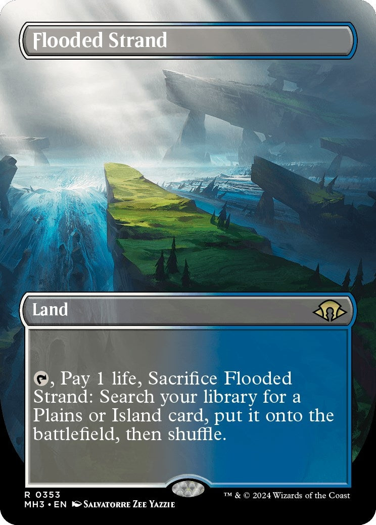 Flooded Strand Borderless (353) [MH3]