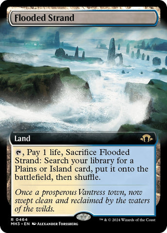 Flooded Strand Extended Art (464) [MH3]