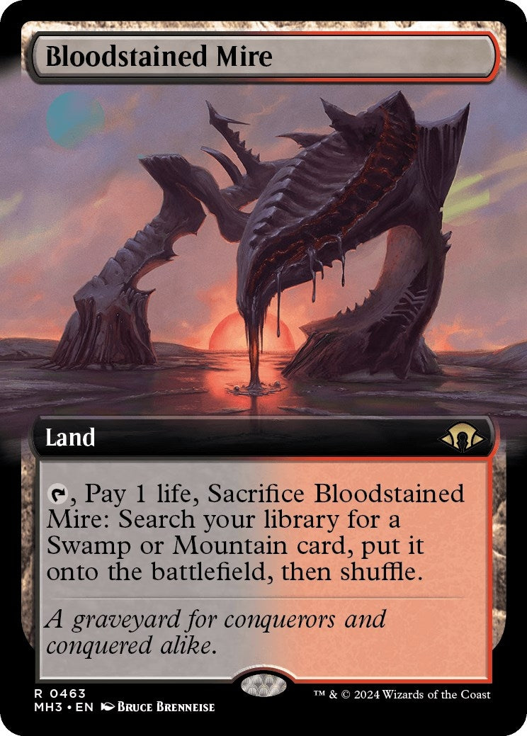Bloodstained Mire Extended Art (463) [MH3]