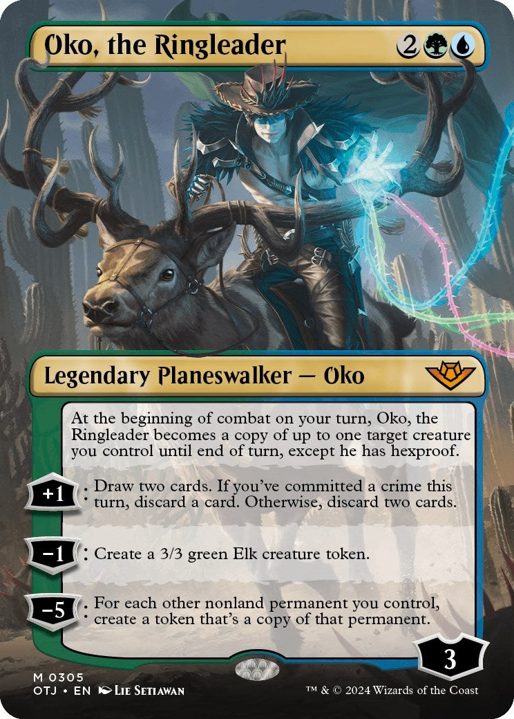 Oko the Ringleader Borderless (305) [OTJ]