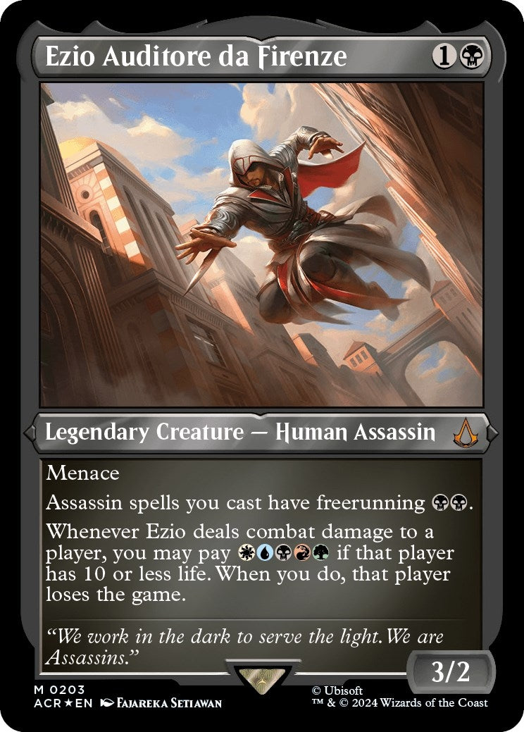 Ezio Auditore da Firenze Foil Etched (203) [ACR]