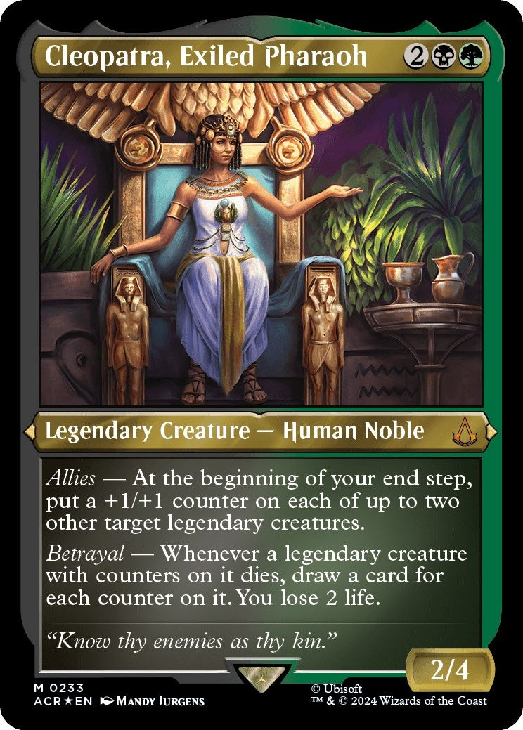 Cleopatra Exiled Pharaoh Foil Etched (233) [ACR]