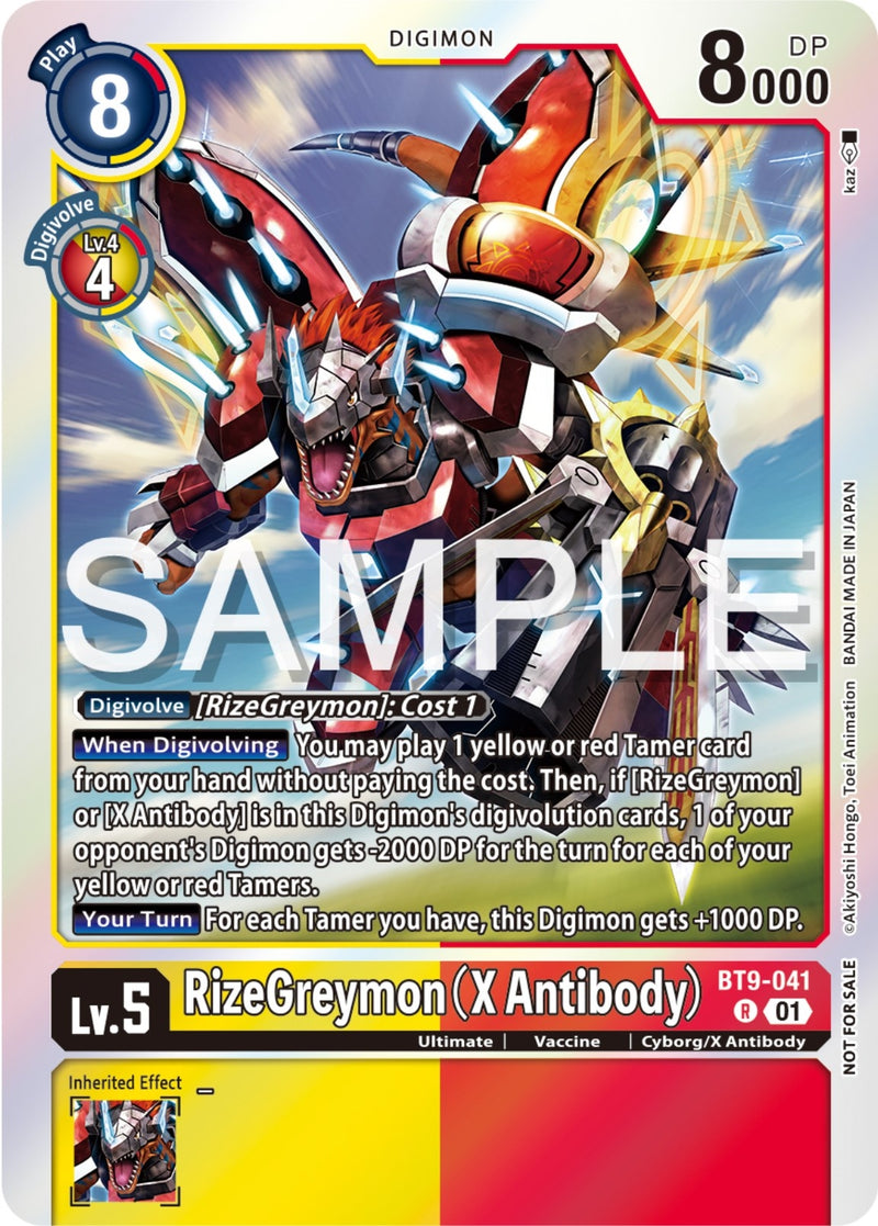 Image for RizeGreymon (X Antibody) (Event Pack 6) [X Record]