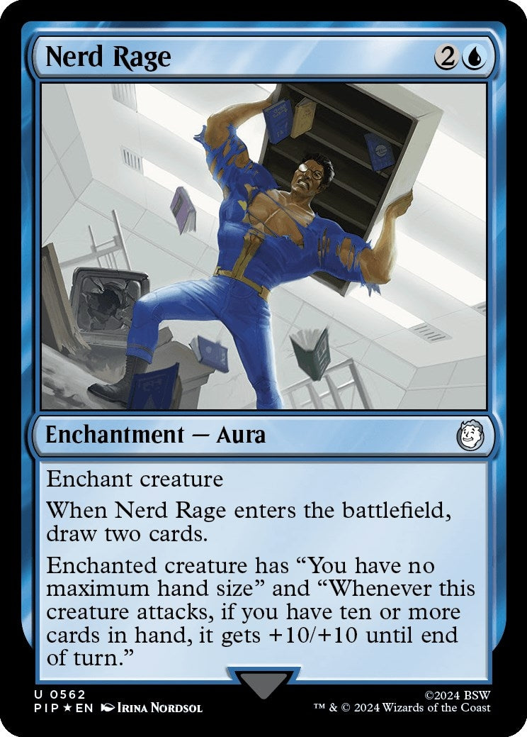 Nerd Rage Surge Foil (562) [PIP]