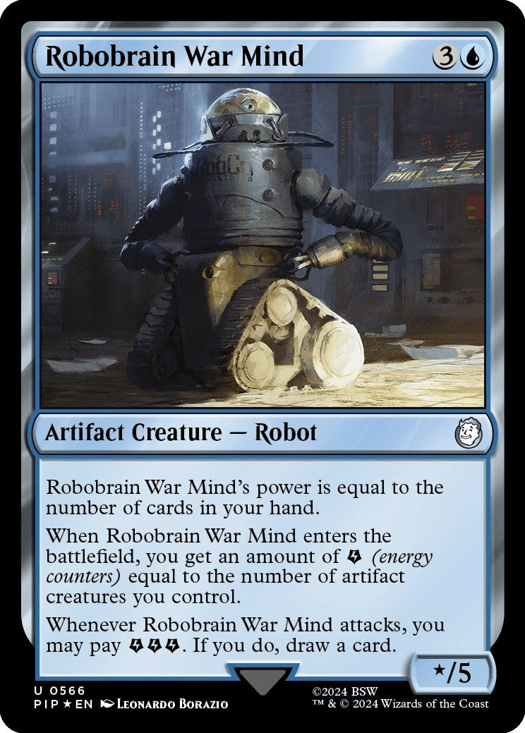Robobrain War Mind Surge Foil (566) [PIP]