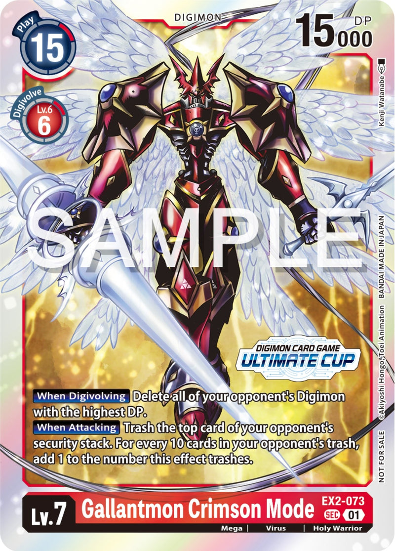 Image for Gallantmon Crimson Mode (Ultimate Cup 2024) [Digital Hazard]