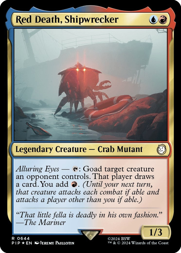 Red Death Shipwrecker Surge Foil (644) [PIP]