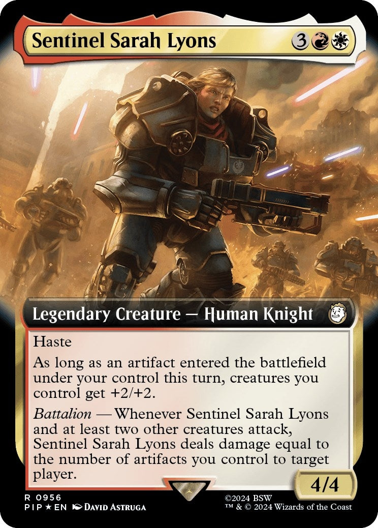 Sentinel Sarah Lyons Extended Art Surge Foil (956) [PIP]
