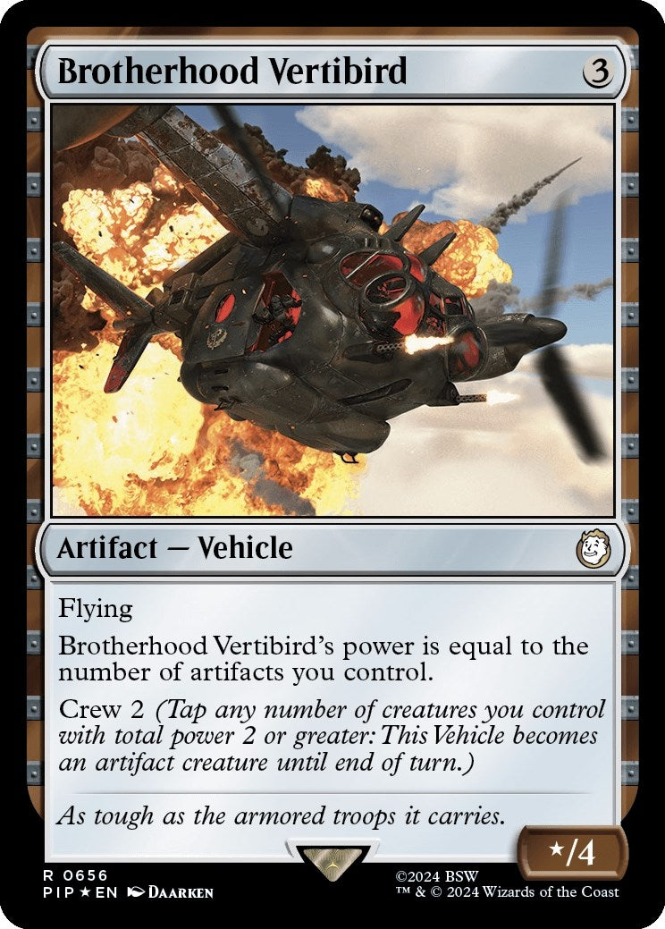 Brotherhood Vertibird Surge Foil (656) [PIP]