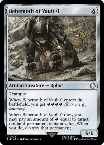 Behemoth of Vault 0 (127) [PIP]