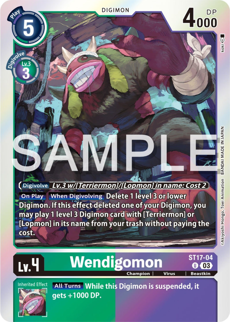 Image for Wendigomon [Starter Deck 17: Double Typhoon Advanced Deck Set]
