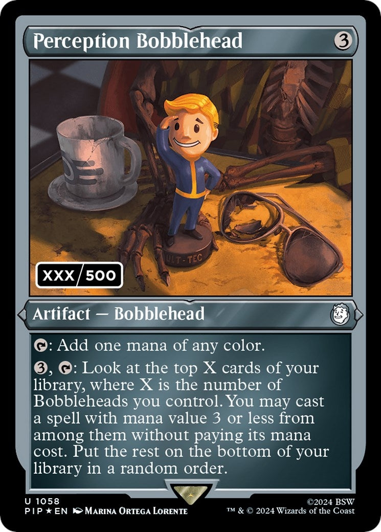 Perception Bobblehead Serial Numbered (1058) [PIP]