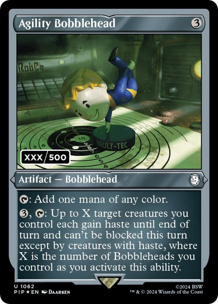 Agility Bobblehead Serial Numbered (1062) [PIP]