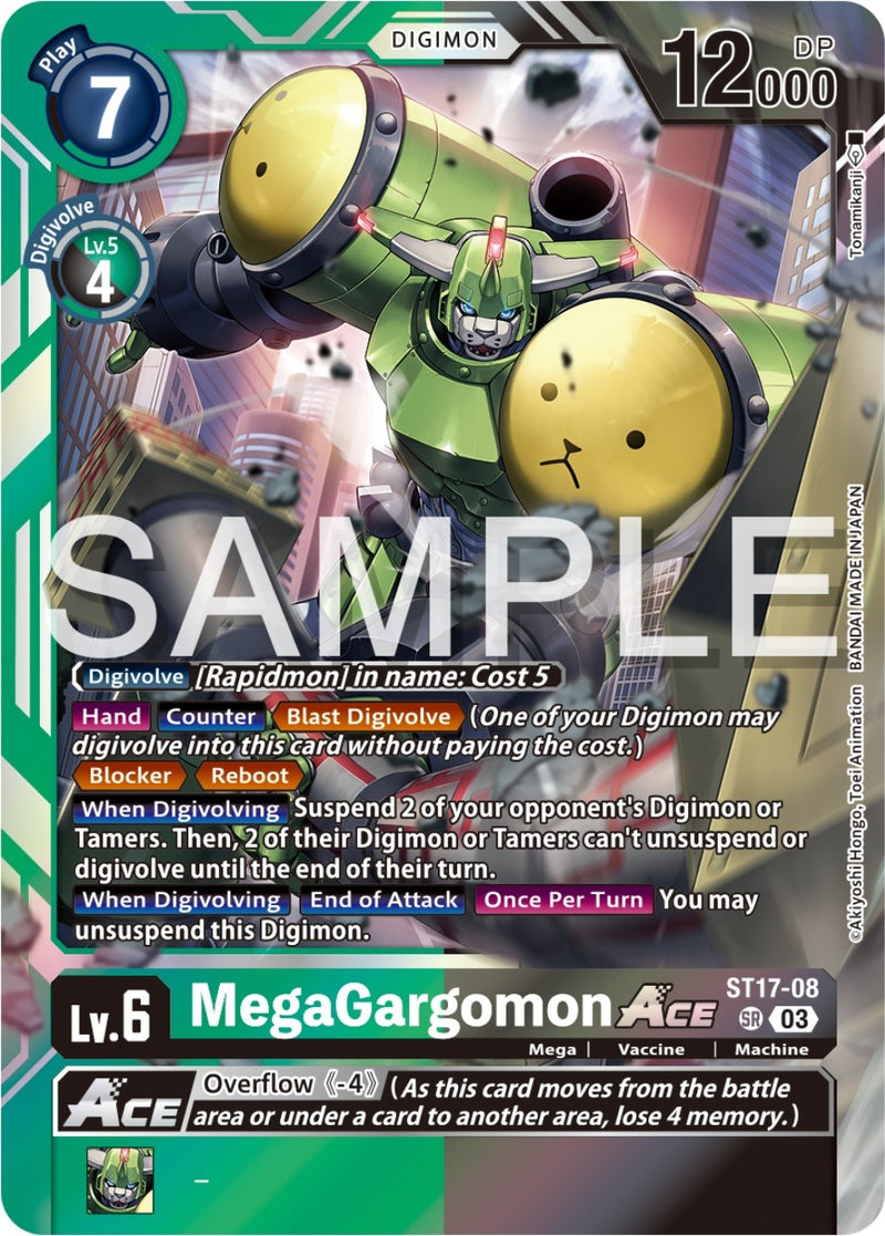 Image for MegaGargomon ACE [Starter Deck 17: Double Typhoon Advanced Deck Set]