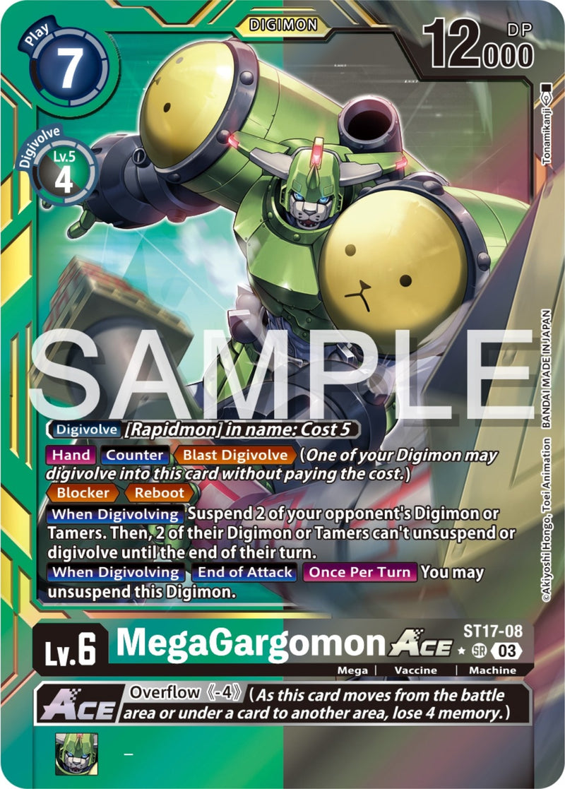 Image for MegaGargomon ACE (Advanced Deck Set Double Typhoon Secret Pack) [Starter Deck 17: Double Typhoon Advanced Deck Set]