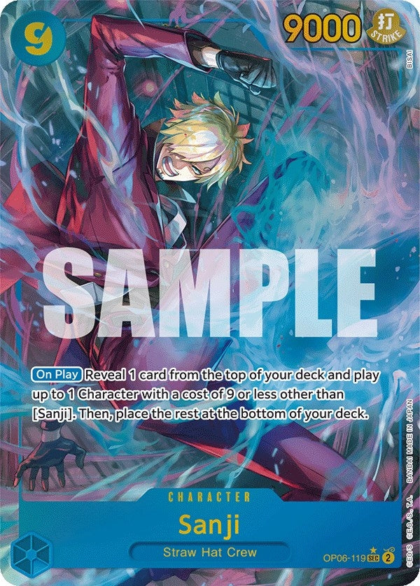 Image for Sanji (Alternate Art) (6119) [OP06]