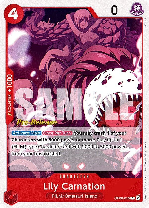 Lily Carnation (OP06-015) [OP06 PRE]