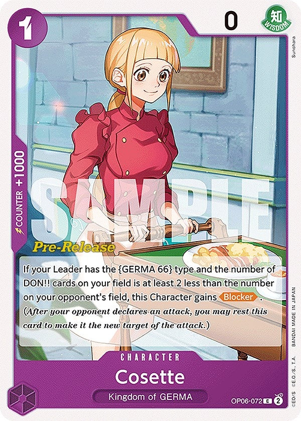 Cosette (OP06-072) [OP06 PRE]