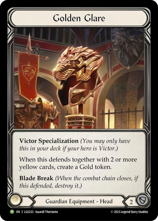 Golden Glare [LGS233] (Promo)  Rainbow Foil