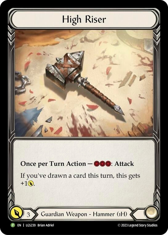 Image for High Riser - LGS239 [Flesh and Blood: Promo Cards]