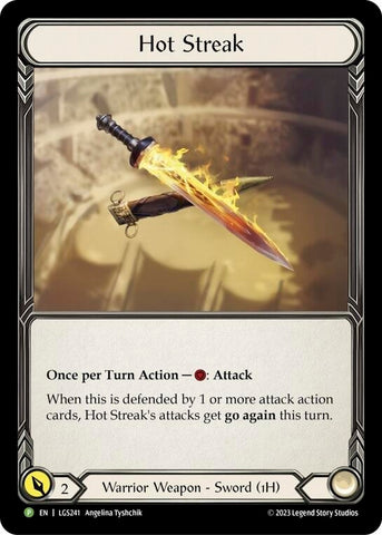 Image for Hot Streak - LGS241 [Flesh and Blood: Promo Cards]