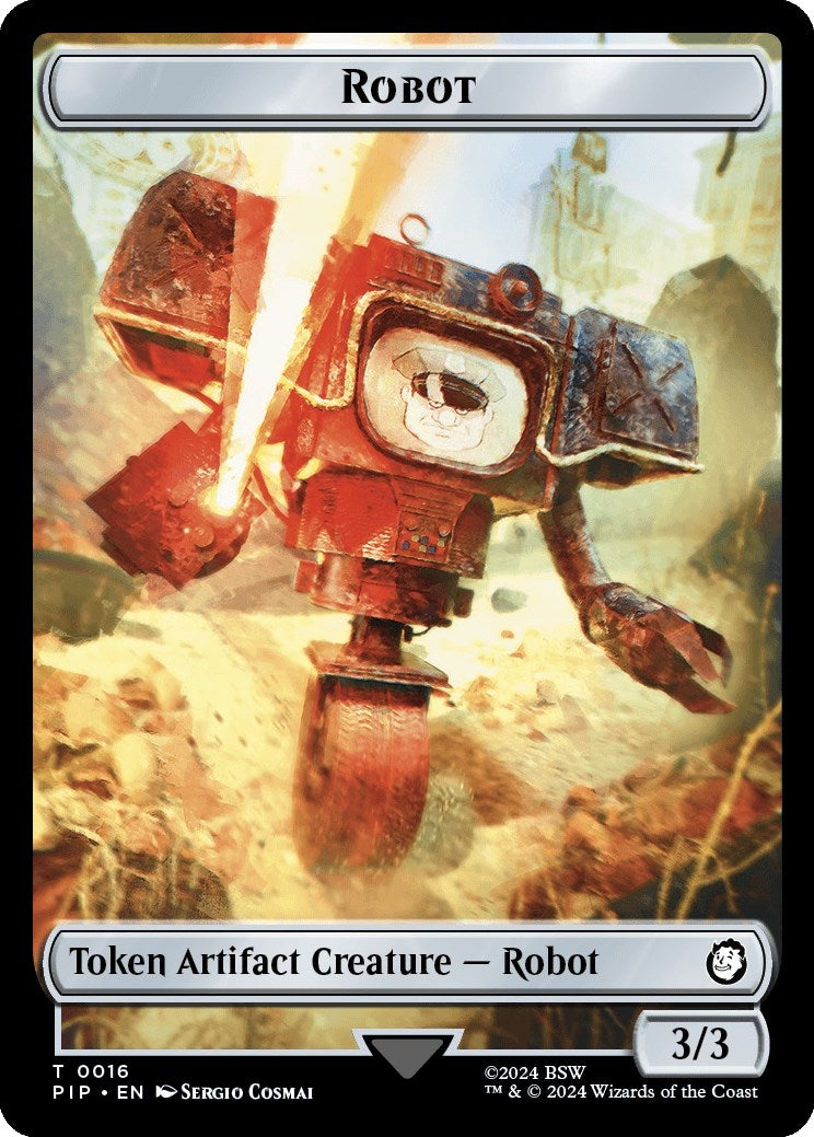 Robot Food 0014 Double Sided Token (16 // 14) [PIP]