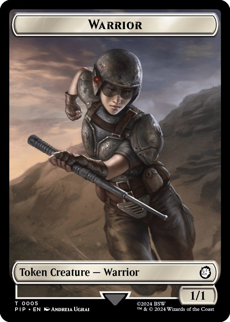 Warrior Food 0012 Double Sided Token (5 // 12) [PIP]