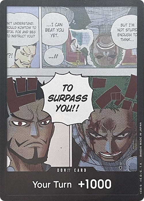 DON Card Mihawk and Zoro Double Pack Set Vol 3 [OP06]
