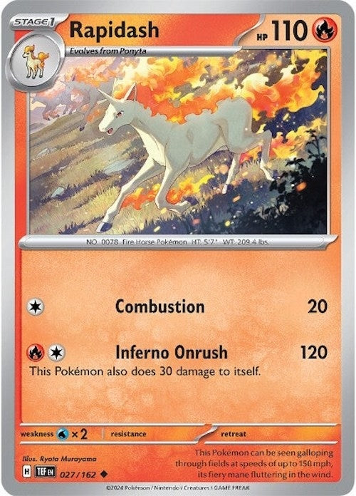 Rapidash (027/162) [TEF]