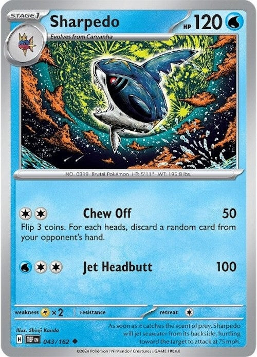 Sharpedo (043/162) [TEF]