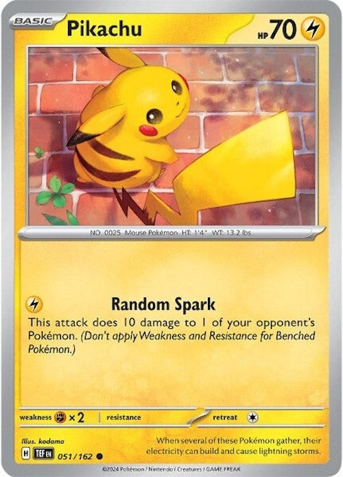 Pikachu (051/162) [TEF]