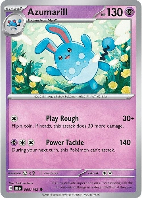 Azumarill (065/162) [TEF]