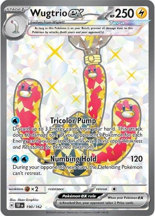 Wugtrio ex 190 162 (190/162) [TEF]