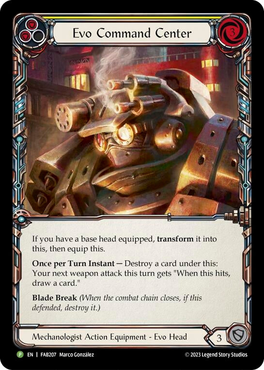 Image for Evo Command Center - FAB207 [Flesh and Blood: Promo Cards]