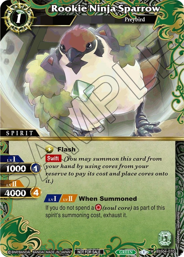 Rookie Ninja Sparrow Event Pack 2024 Vol 1 (BSS04-070) [LEP]
