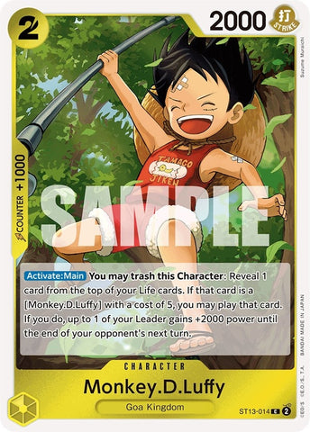 MonkeyDLuffy 014 (ST13-014) [ST-13]