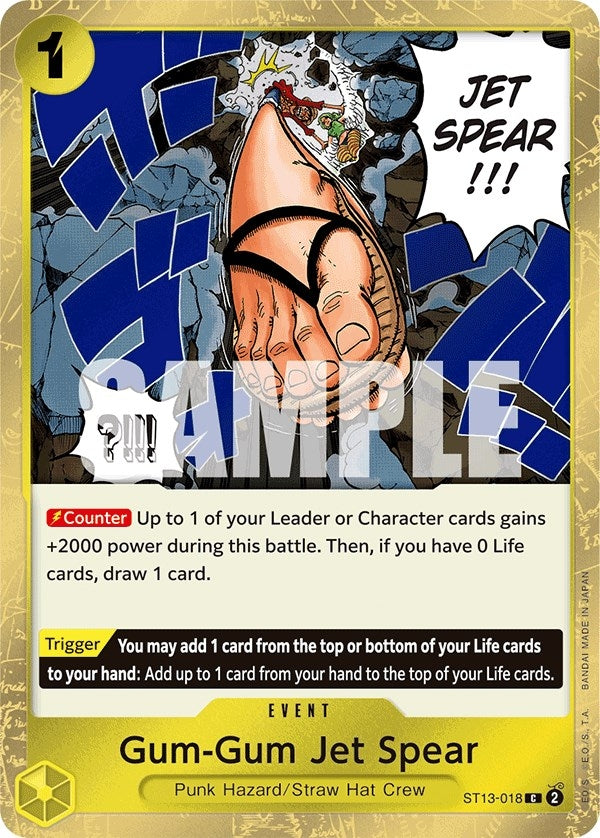 Gum Gum Jet Spear (ST13-018) [ST-13]