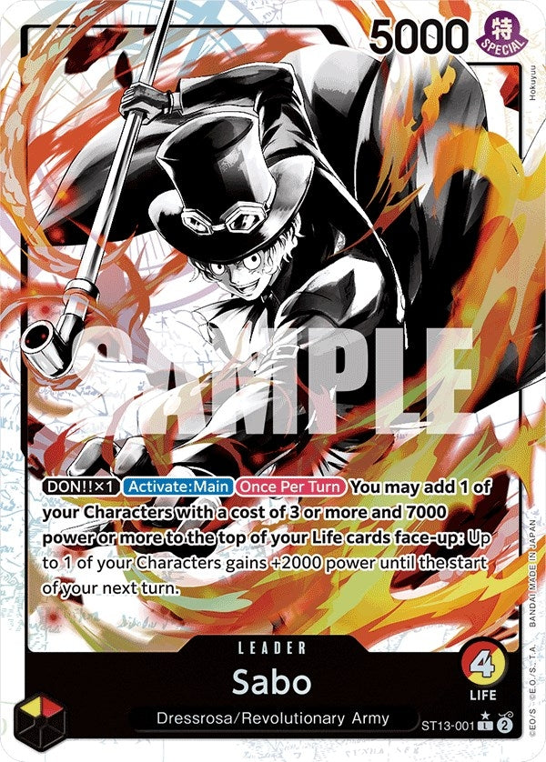 Sabo 001 Parallel (ST13-001) [ST-13]