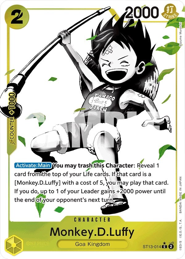 Monkey.D.Luffy (014) (Parallel) (ST13-014)