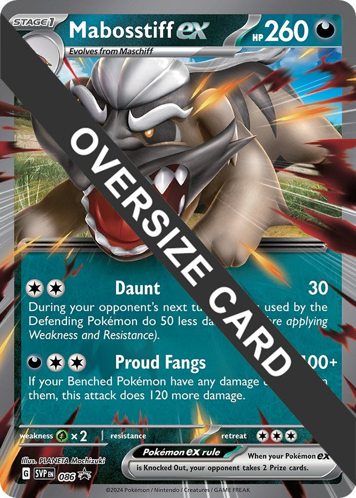 Mabosstiff ex Jumbo Card (086) [PR]