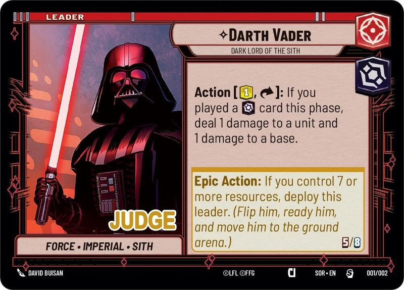 Image for Darth Vader - Dark Lord of the Sith [Judge Promos]