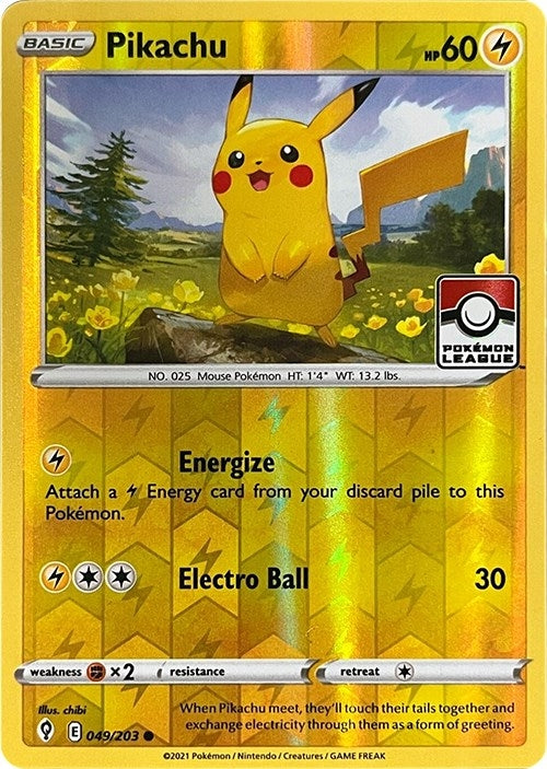 Pikachu 049 203 Pokemon League (049/203) [PR]