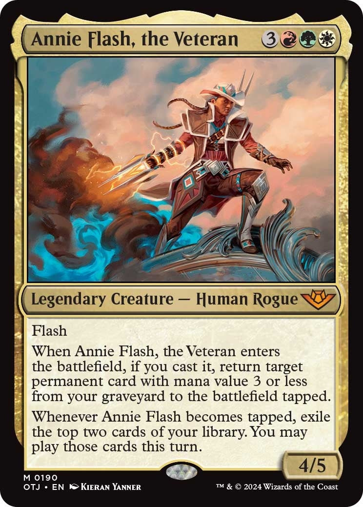 Annie Flash, the Veteran [Outlaws of Thunder Junction]