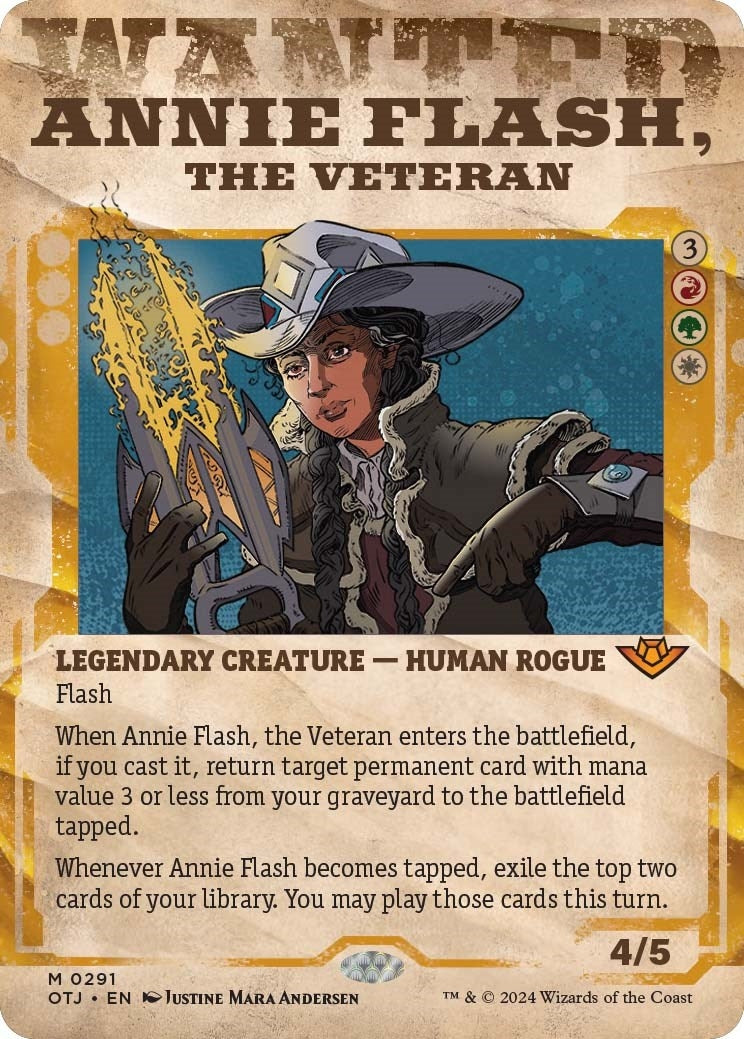 Annie Flash, the Veteran (Showcase) [Outlaws of Thunder Junction]