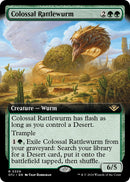 Colossal Rattlewurm (Extended Art) [Outlaws of Thunder Junction]