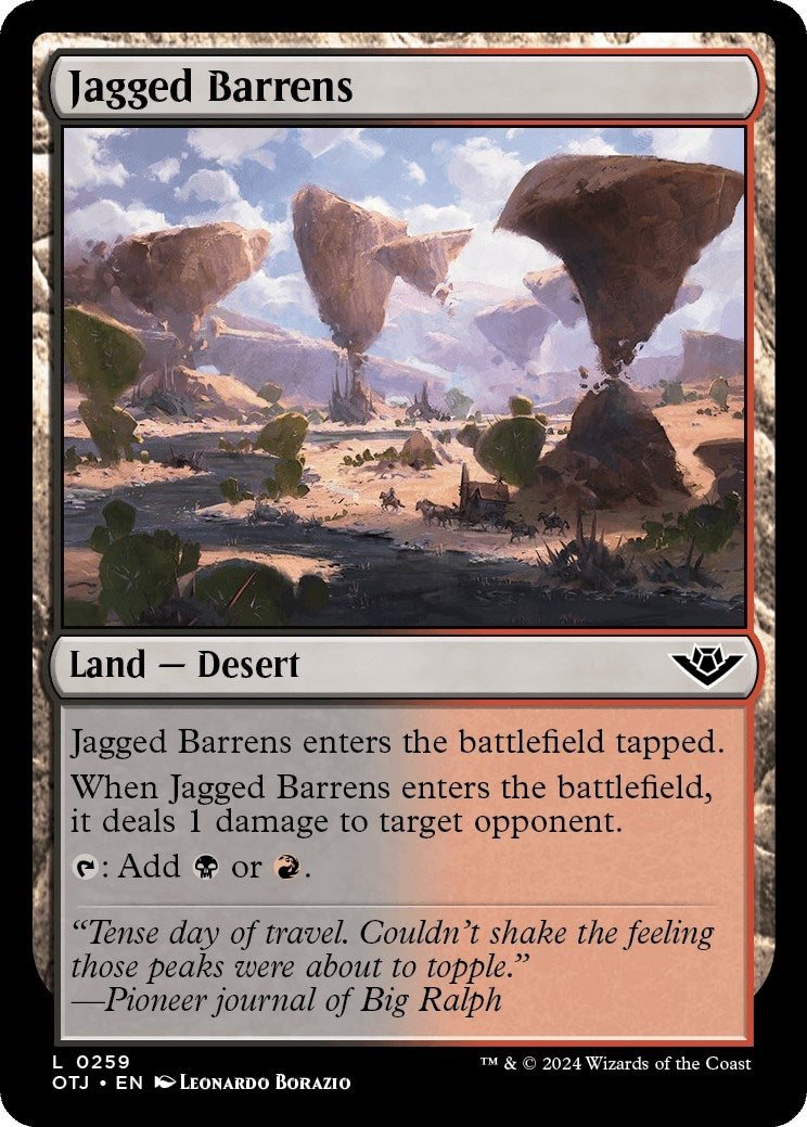 Jagged Barrens (259) [OTJ]