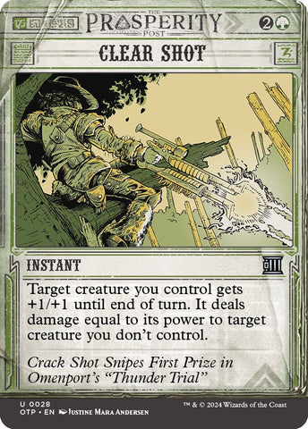 Clear Shot [Outlaws of Thunder Junction: Breaking News]