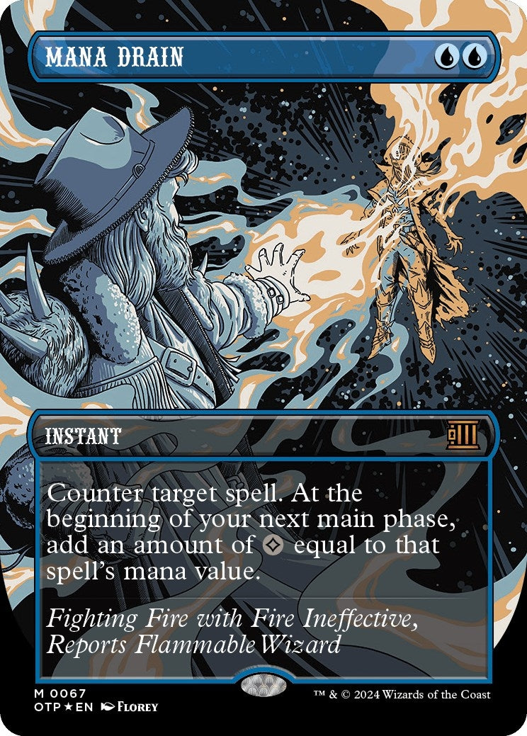 Mana Drain Textured Foil (67) [OTP]